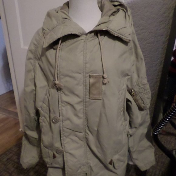 Denim & Supply Men's Military Hooded Jacket Size L - Picture 3 of 10